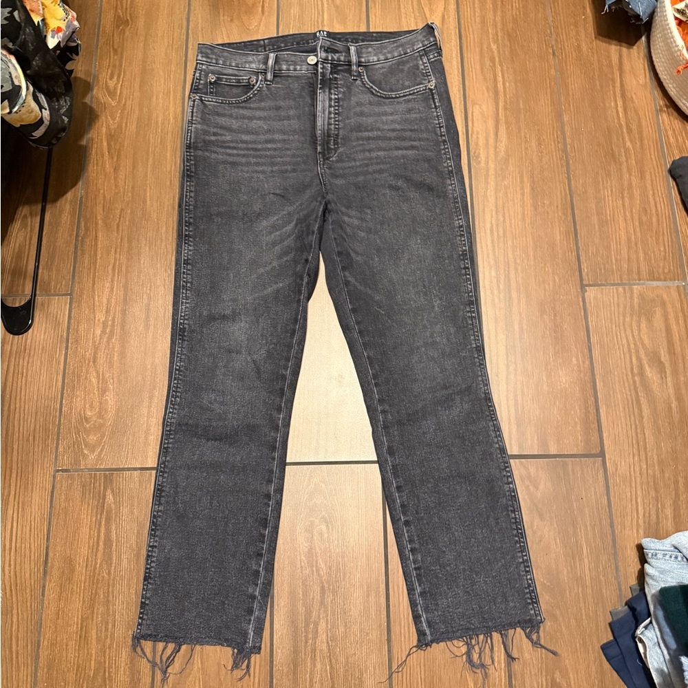 GAP Women's Straight Leg Jeans - Black